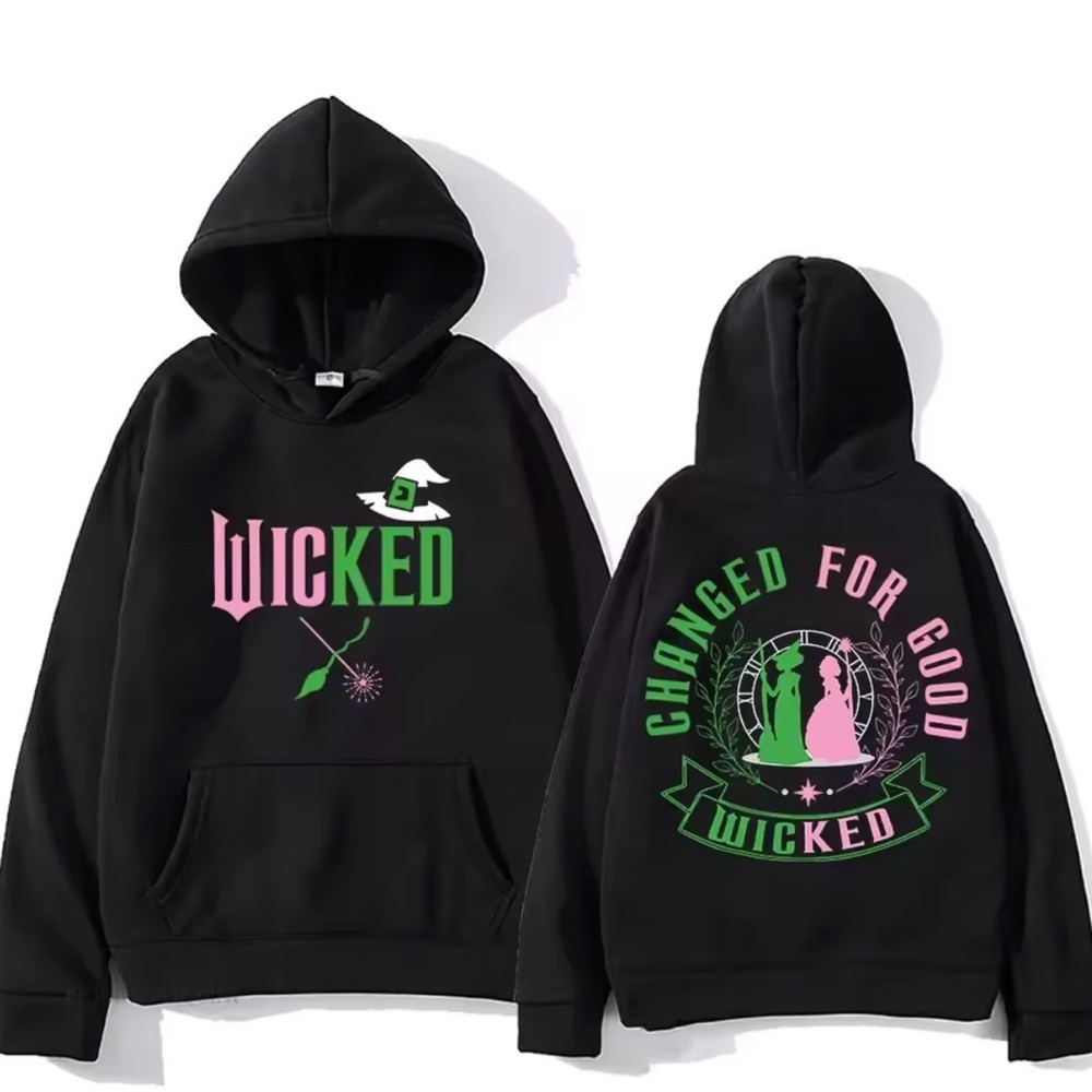 Black Wicked Graphic Hoodie